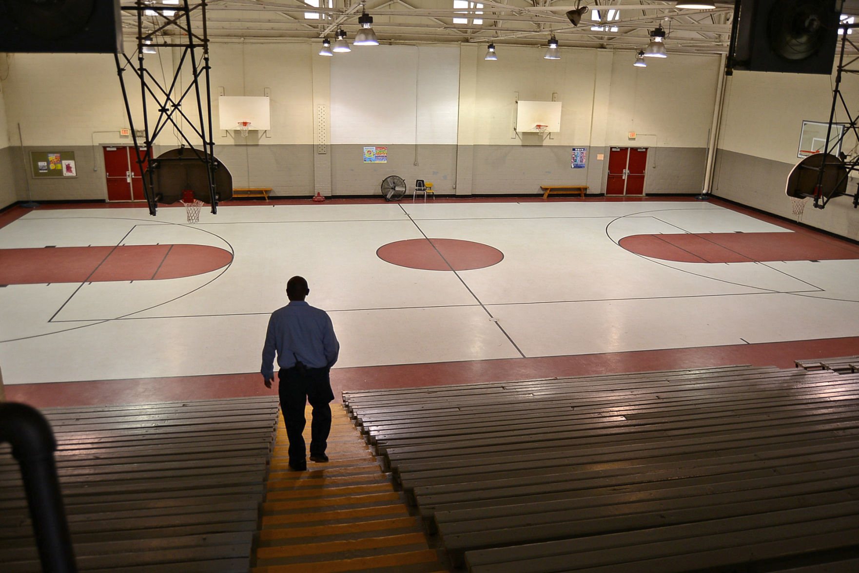 The gymnasium at Aberdeen Elementary School.